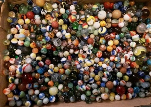 Vintage lot old - lot, marbles